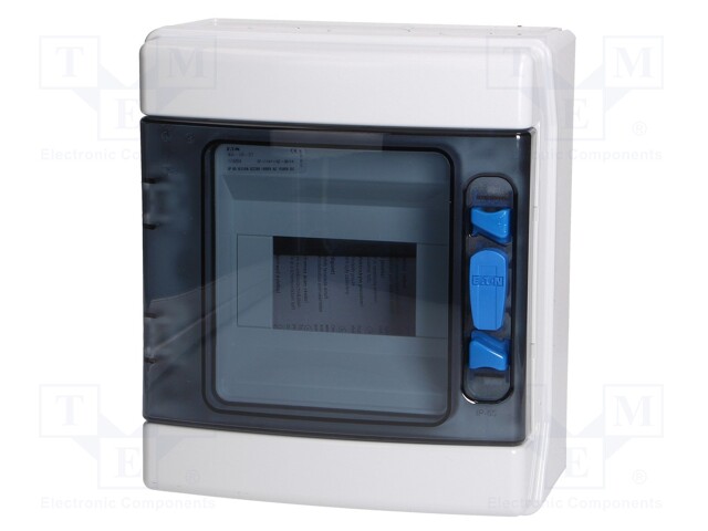 Enclosure: for modular components; IP65; white; No.of mod: 6; ABS