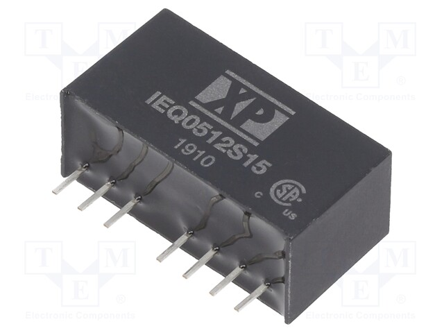 Isolated Board Mount DC/DC Converter, ITE, 1 Output, 5 W, 15 V, 334 mA