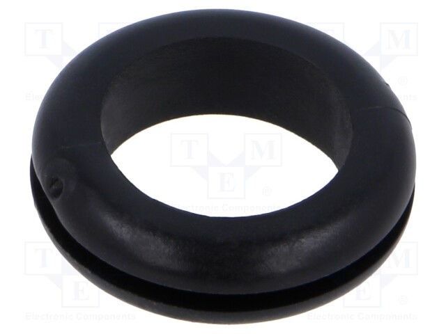 Grommet; black; UL94HB; TPR