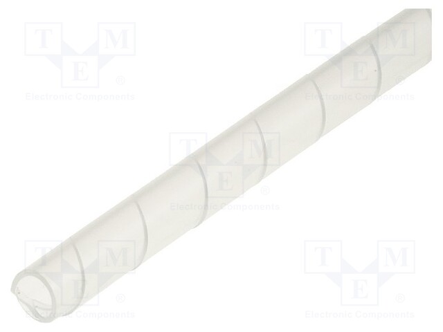 Spiral wrapping; ØBundle : 5÷25mm; polyetylene; natural; L: 10m