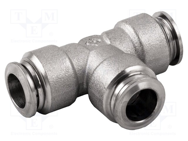 Push-in fitting; T-tap splitter; -0.99÷20bar; 6mm; Gasket: Viton