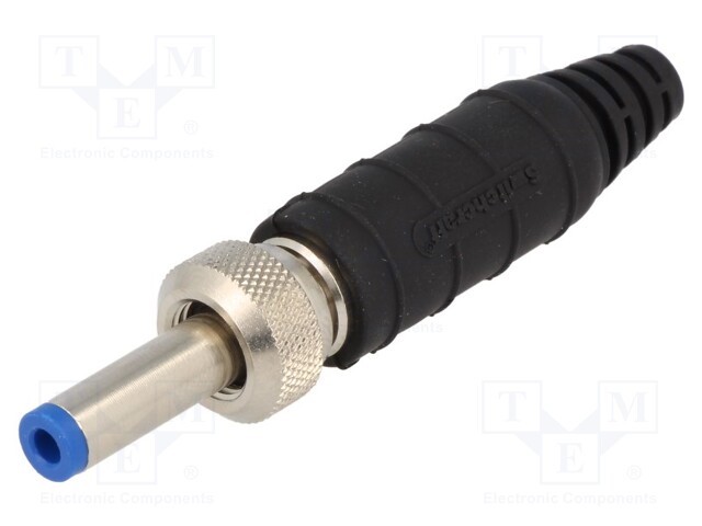 Plug; DC supply; female; for cable; soldering; 11A; IP68; 3.8÷4.4mm