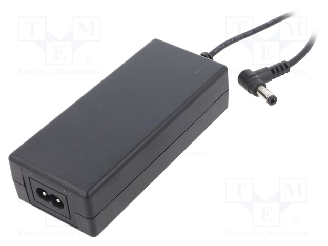 Power supply: switched-mode; 12VDC; 5.8A; Out: 5,5/2,1; 70W; 89%