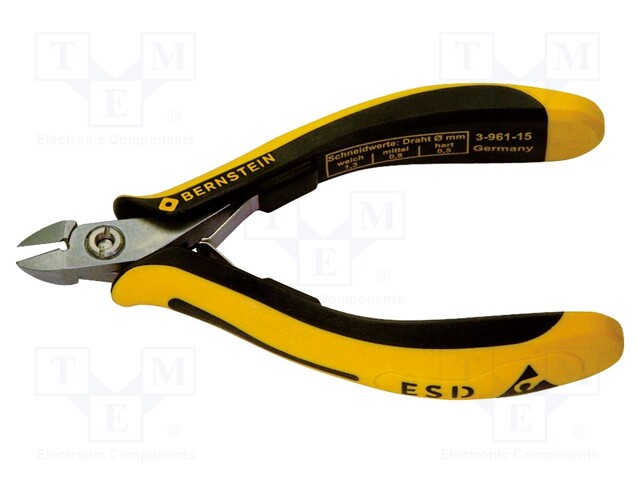 Pliers; side,cutting,miniature; ESD; 120mm