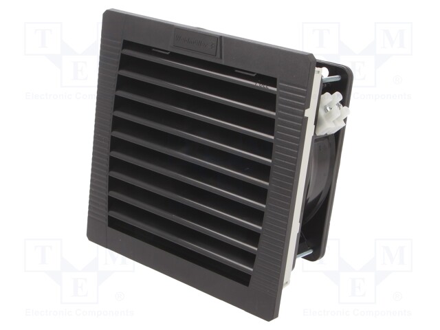 Fan: AC; axial; 230VAC; 67m3/h; 44dBA; IP54; Colour: black