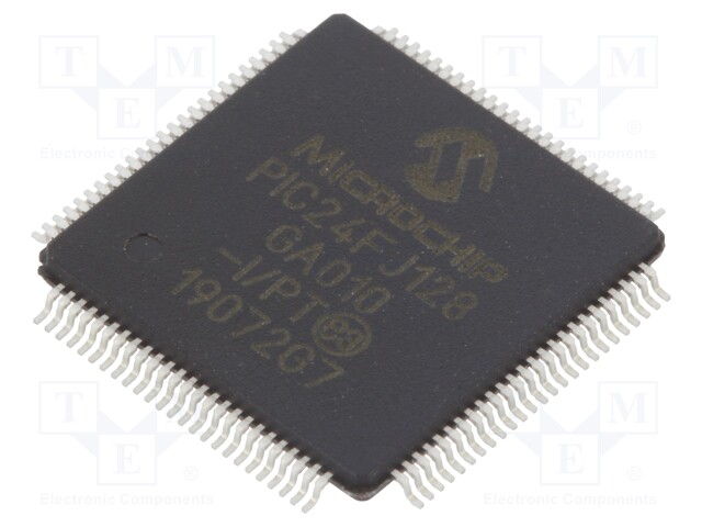 PIC microcontroller; Memory: 128kB; SRAM: 8.192kB; 32MHz; 2÷3.6VDC