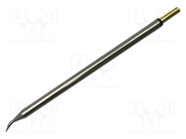 Soldering Iron Tip, Conical, Bent, 0.4 mm Width, For Metcal MFR-H1-SC Hand-Piece, SxP Series