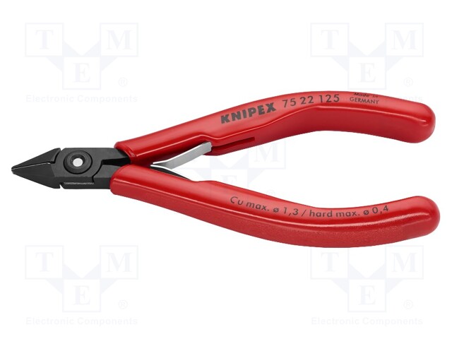 Pliers; side,cutting,precision; 125mm