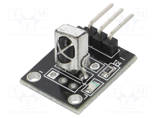 Sensor: infrared; IC: TL1838; 5V; 90°