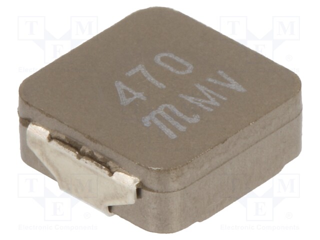 Inductor: ferrite; 47uH; Ioper: 3A; 182.6mΩ; ±20%; Isat: 4A