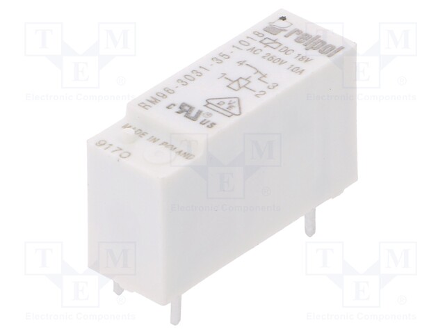 Relay: electromagnetic; SPST-NC; Ucoil: 18VDC; 8A/250VAC; 8A/24VDC