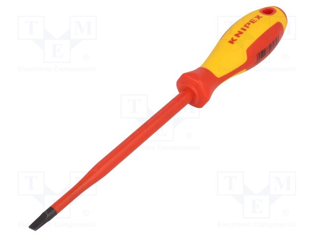 Screwdriver; insulated; slot; 6,5x1,2mm; Blade length: 150mm