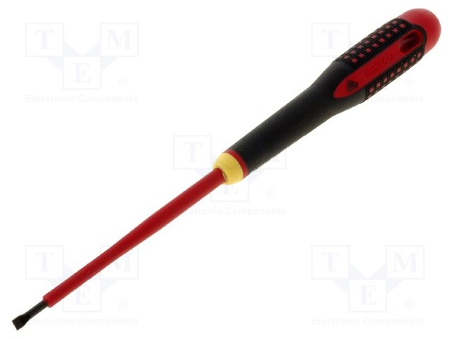 Screwdriver; insulated; slot; 4,0x0,8mm; Blade length: 100mm