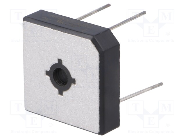 Single-phase bridge rectifier; Urmax: 50V; If: 25A; Ifsm: 350A