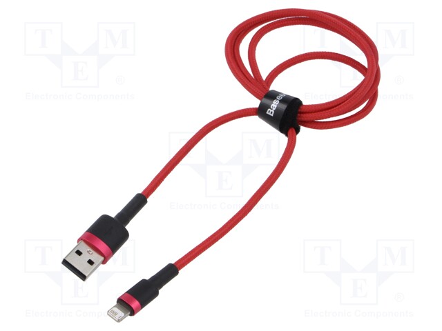 Cable; High Speed,USB 2.0; Apple Lightning plug,USB A plug; 1m