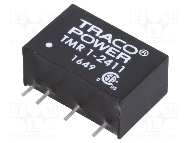 Converter: DC/DC; 1W; Uin: 18÷36V; Uout: 5VDC; Iout: 200mA; SIP6; 3.1g