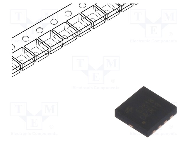 Transistor: N-MOSFET; unipolar; 80V; 41A; 21.5W; DFN3.3x3.3