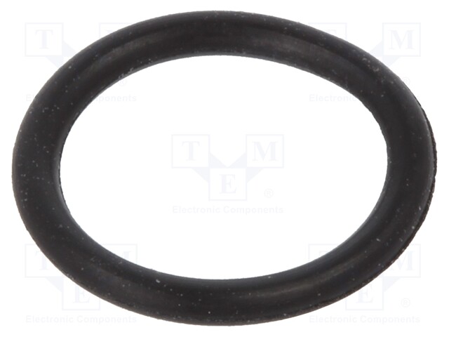 O-ring gasket; NBR; D: 1mm; Øint: 7mm; black; -30÷100°C