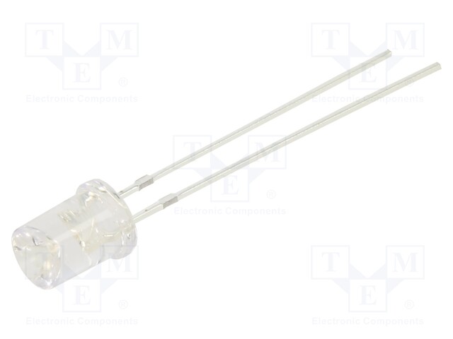 LED; 5mm; green; 1120÷1560mcd; 120°; Front: recessed; 2.9÷3.4V