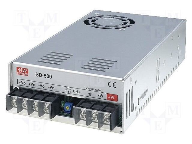 Converter: DC/DC; 480W; Uin: 72÷144V; Uout: 12VDC; Iout: 40A; 1150g