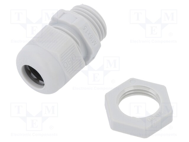 Cable gland; with metric thread; M16; IP68; Mat: polyamide