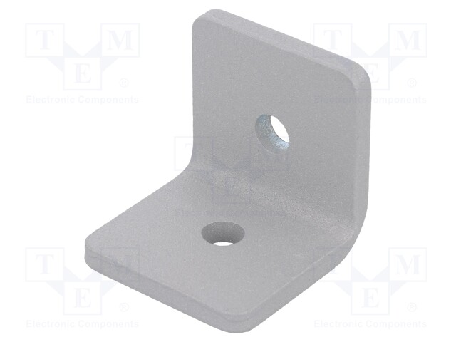 Angle bracket; for profiles; W: 40mm; H: 40mm; L: 40mm; steel