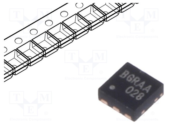 Transistor: N-MOSFET x2; unipolar; 20V; 3.7A; 1.4W; MicroFET