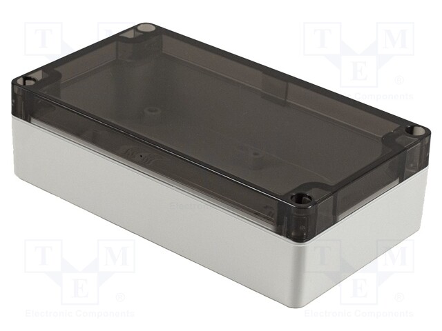 Enclosure: multipurpose; X: 90mm; Y: 160mm; Z: 45mm; 1554; grey; IP68