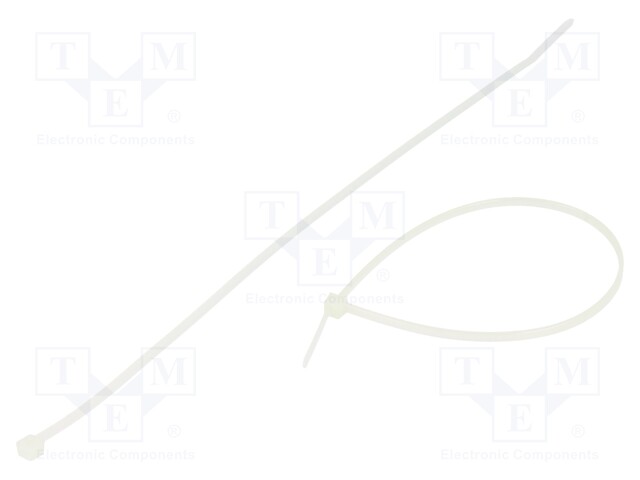 Cable tie; L: 205mm; W: 2.5mm; polyamide; 80N; natural; Ømax: 55mm