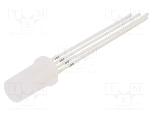 LED; 5mm; tricolour; RGB; 220÷330mcd; 500÷750mcd; 100÷150mcd; 140°