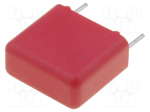 Capacitor: polypropylene; 220nF; 10mm; ±10%; 6x12x13mm; -55÷100°C