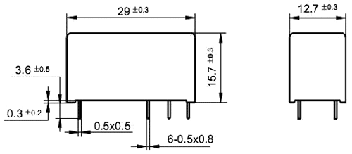 Relay: electromagnetic; SPDT; Ucoil: 24VDC; 16A; 16A/250VAC; PCB