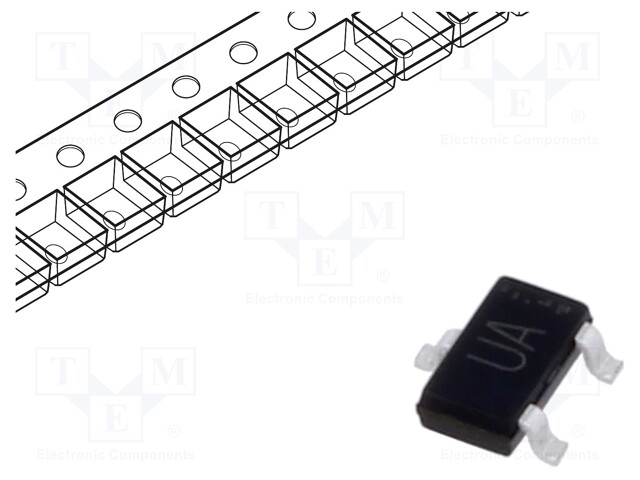 Transistor: P-MOSFET; unipolar; -30V; -3A