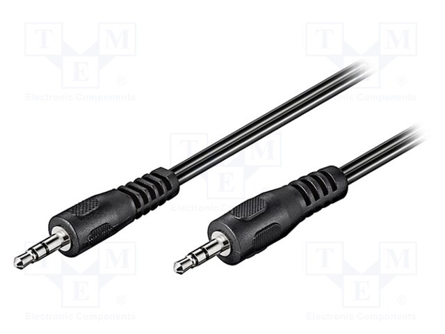 Cable; Jack 3.5mm plug,both sides; 1.5m