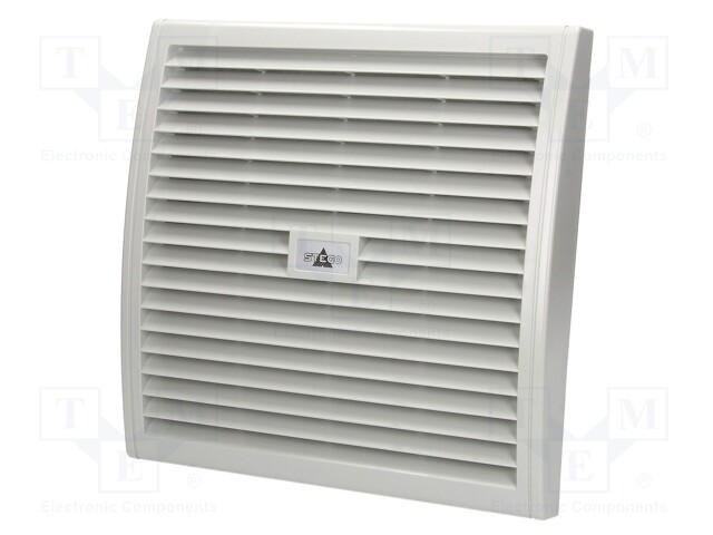 Fan: AC; axial; 230VAC; 300m3/h; 53dBA; IP54; 250x250mm