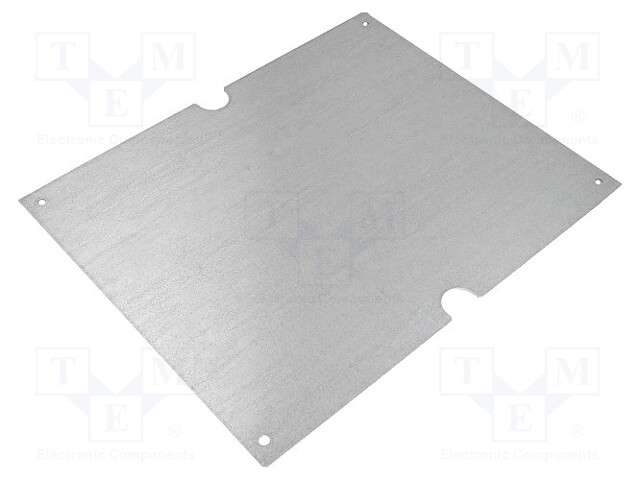 Mounting plate; steel; 221x274mm