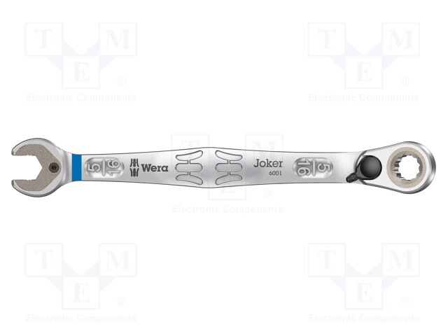 Wrench; inch,combination spanner,with ratchet; steel; 144mm