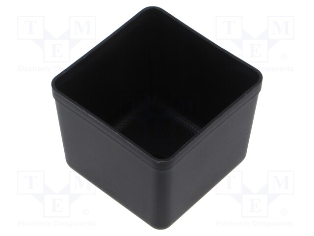 Container: cuvette; black; 55x55mm; 7pcs; KBS55; UNITE BOX