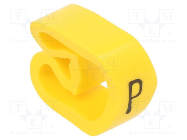 Markers for cables and wires; Label symbol: P; 8÷16mm; PVC; PA