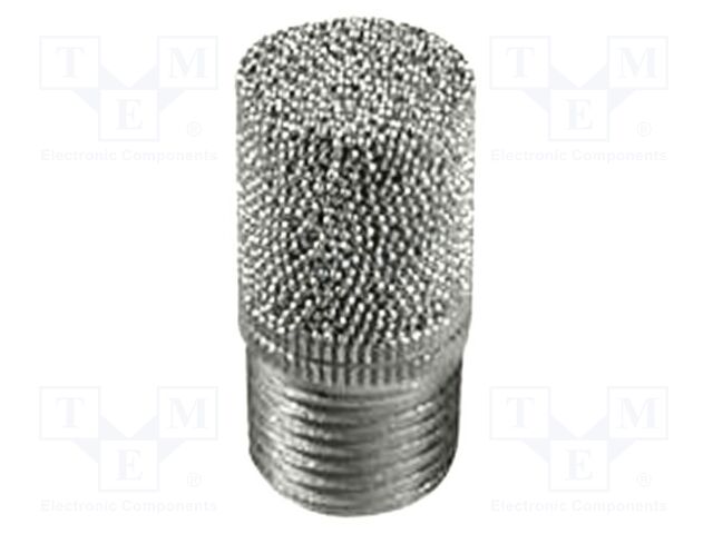 Sound suppression silencer; R 1/8"; outside; 10bar; 16dB; 5÷150°C