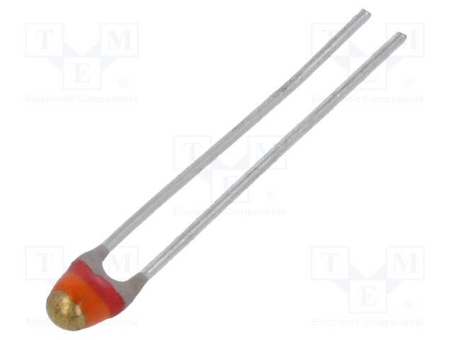 Thermistor, NTC, 22 kohm, NTCLE Series, 3740 K, -40 °C to 125 °C, Through Hole, Radial Leaded