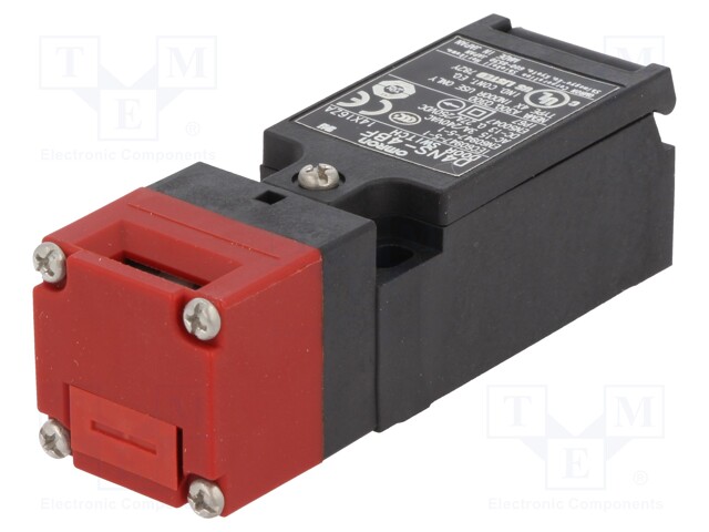 Safety switch: key operated; Series: D4NS; Contacts: NC x2; IP67