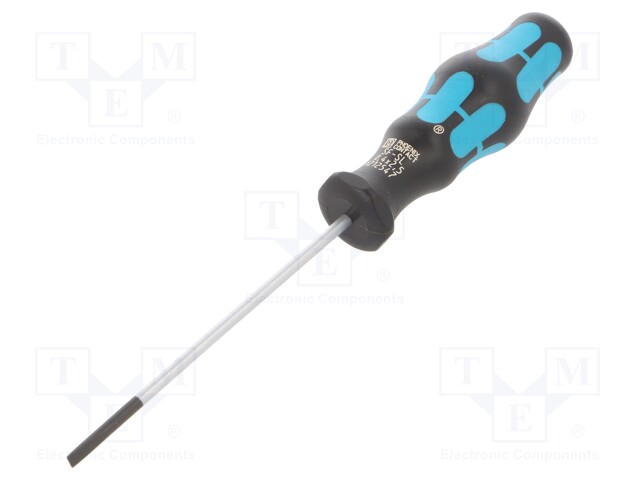 Screwdriver; slot; 2,5x0,4mm; Blade length: 75mm