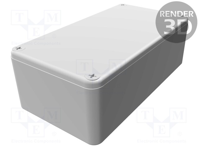 Enclosure: multipurpose; X: 60mm; Y: 112mm; Z: 37mm; 1590; aluminium