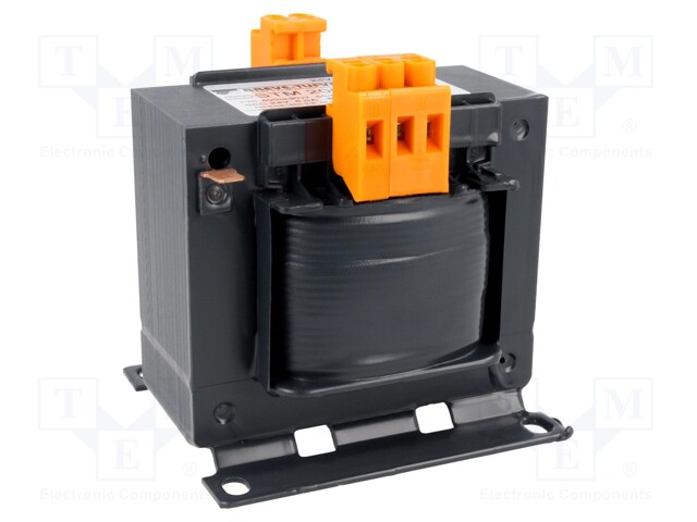 Transformer: mains; 200VA; 400/230VAC; 24V; Leads: terminal block