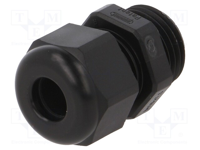 Cable gland; M16; IP68; Mat: polyamide; black; UL94V-0