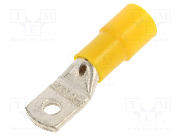 Tip: ring tube; M5; Ø: 5.2mm; 25mm2; crimped; for cable; insulated