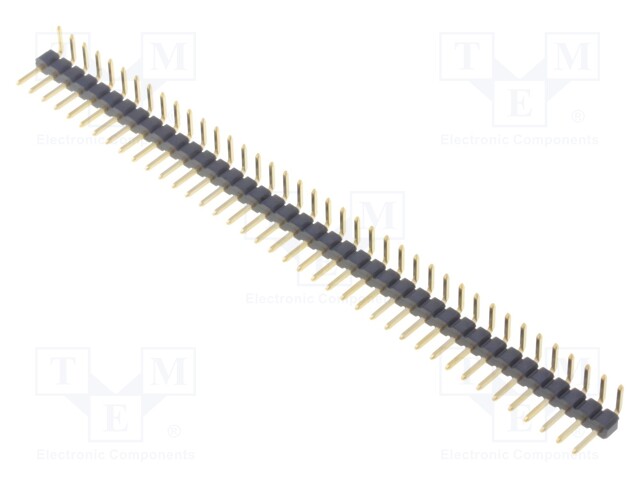 Pin header; pin strips; male; PIN: 40; angled 90°; 2mm; THT; 1x40