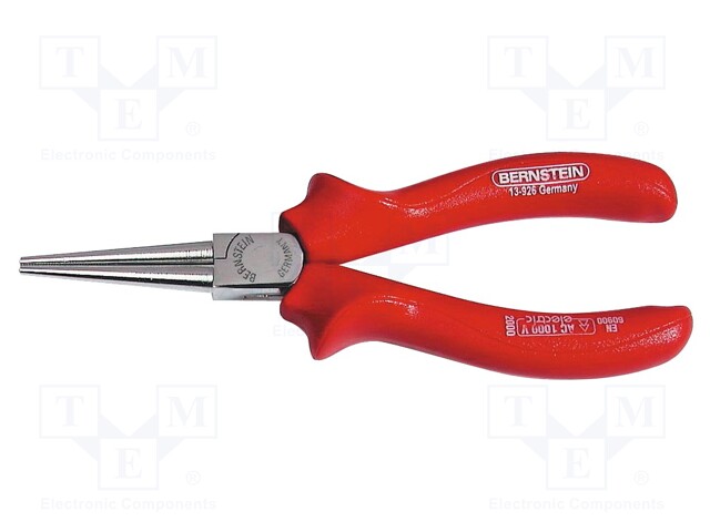 Pliers; insulated,curved; 165mm