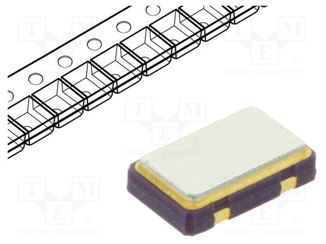 Generator: ceramic; 20MHz; SMD; 3.3V; ±50ppm; -55÷125°C; 15pF